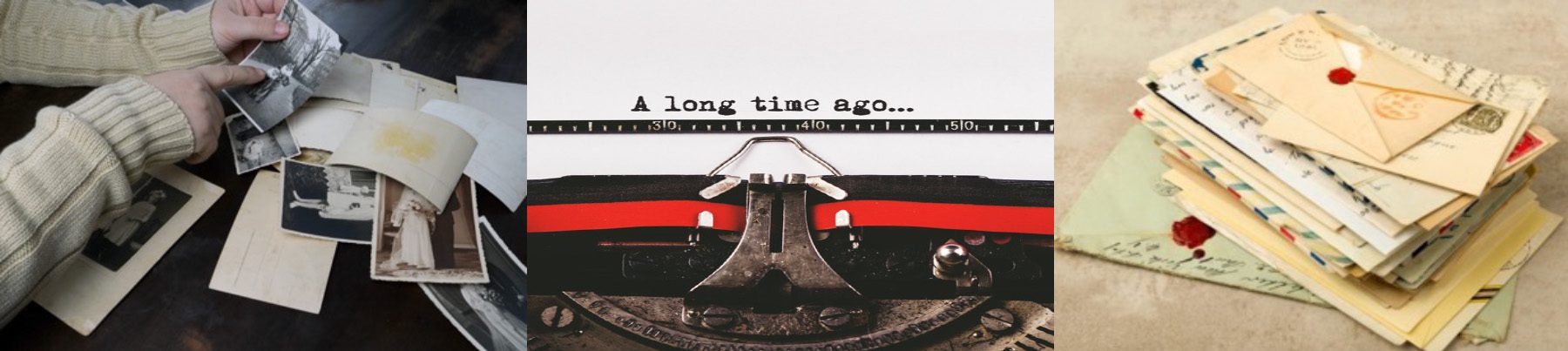 Train coupling with 'A long time ago...' text above.